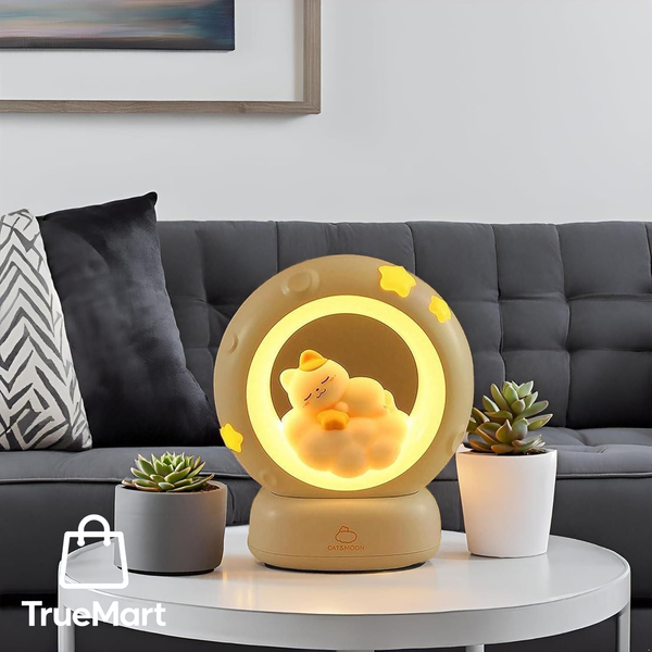 MoonGlow Stars Moon Night Lamp - Touch & 3 Modes